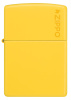 Зажигалка ZIPPO Classic с покрытием Sunflower, латунь/сталь, желтая, глянцевая, 38x13x57 мм
