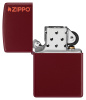 Зажигалка ZIPPO Classic с покрытием Merlot, латунь/сталь, бордовая, глянцевая, 38x13x57 мм