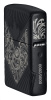 Зажигалка ZIPPO Armor® с покрытием Black Matte, латунь/сталь, чёрная, матовая, 38x13x57 мм