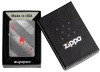 Зажигалка ZIPPO Ace Design с покрытием Brushed Chrome, латунь/сталь, серебристая, 38x13x57 мм