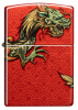 Зажигалка ZIPPO Dragon Design с покрытием 540 Tumbled Brass, латунь/сталь, разноцветная, 38x13x57 мм