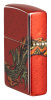 Зажигалка ZIPPO Dragon Design с покрытием 540 Tumbled Brass, латунь/сталь, разноцветная, 38x13x57 мм