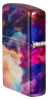 Зажигалка ZIPPO Tie Dye с покрытием 540 Tumbled Chrome, латунь/сталь, разноцветная, 38x13x57 мм