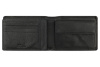 Портмоне BUGATTI Banda, с защитой данных RFID, чёрное, кожа козы/полиэстер, 12,5х2х9 см