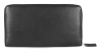 Кошелёк-барсетка BUGATTI Atlanta, на молнии, чёрный, натуральная воловья кожа, 21х2х12 см
