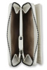Кошелёк женский BUGATTI Elsa, с защитой данных RFID, белый, воловья кожа/полиэстер, 15,5х3х9,5 см