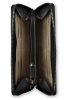 Кошелёк женский BUGATTI Elsa, с защитой данных RFID, чёрный, воловья кожа/полиэстер, 18,7х2х10 см