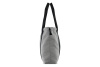 Сумка-шоппер женская BUGATTI Ambra, серо-черный цвет, хлопок/полиэстер, 45х10х34 см