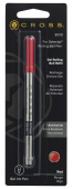 Стержень Cross для ручки-роллера стандартный, средний, красный; блистер