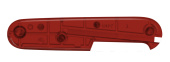 Задняя накладка для ножей VICTORINOX 91 мм, пластиковая, полупрозрачная красная