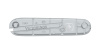 Передняя накладка для ножей VICTORINOX 91 мм, пластиковая, полупрозрачная серебристая