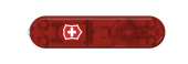Передняя накладка для ножей VICTORINOX SwissLite 58 мм, пластиковая, полупрозрачная красная