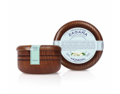 Крем для бритья Mondial "ZAGARA" с ароматом флёрдоранжа, деревянная чаша, 140 мл
