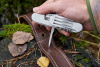 Нож перочинный Stinger, 109 мм, 8 функций, материал рукояти: нержавеющая сталь (серебристый)