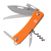 Нож перочинный Stinger, 103 мм, 10 функций, материал рукояти: АБС-пластик (оранжевый)