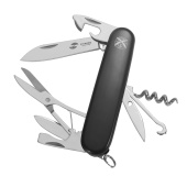 Нож перочинный Stinger, 90 мм, 13 функций, материал рукояти: АБС-пластик (чёрный)