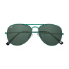 Очки солнцезащитные ZIPPO, унисекс, зеленые, оправа из меди