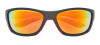 Солнцезащитные очки ZIPPO спортивные, унисекс, чёрные, оправа из поликарбоната 