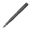 Ручка перьевая Pierre Cardin THE ONE. Цвет - черненая сталь и т.синий. Упаковка L