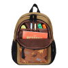 Рюкзак TORBER CLASS X Mini, хаки с орнаментом, полиэстер 900D + Мешок для сменной обуви в подарок!