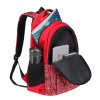 Рюкзак TORBER CLASS X, красный с орнаментом, 45 x 30 x 18 см + Мешок для сменной обуви в подарок!