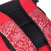 Рюкзак TORBER CLASS X, красный с орнаментом, полиэстер 900D, 45 x 30 x 18 см