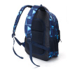 Рюкзак TORBER CLASS X, темно-синий с орнаментом, полиэстер, 45 x 30 x 18 см