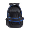 Рюкзак TORBER CLASS X, черный с синей вставкой, 45 x 32 x 16 см + Мешок для сменной обуви в подарок!