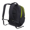 Рюкзак TORBER CLASS X, черный с зеленой вставкой, 45 x 32 x 16 см +Мешок для сменной обуви в подарок