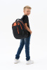 Рюкзак TORBER CLASS X, черный с оранжевой вставкой, полиэстер 900D, 45 x 32 x 16 см