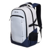Рюкзак TORBER CLASS X, серо-синий, 46 x 32 x 18 см + Мешок для сменной обуви в подарок!