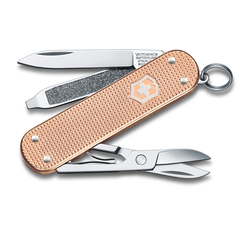 Нож-брелок Classic SD Alox Colors Fresh Peach VICTORINOX 0.6221.202G