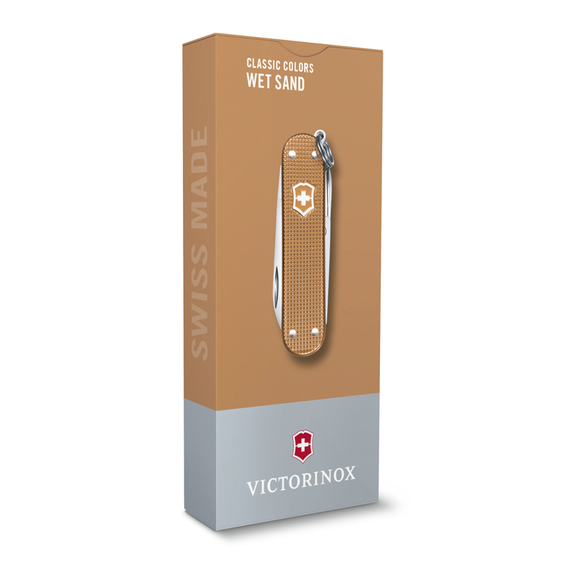 Нож-брелок Classic SD Alox Colors Wet Sand VICTORINOX 0.6221.255G