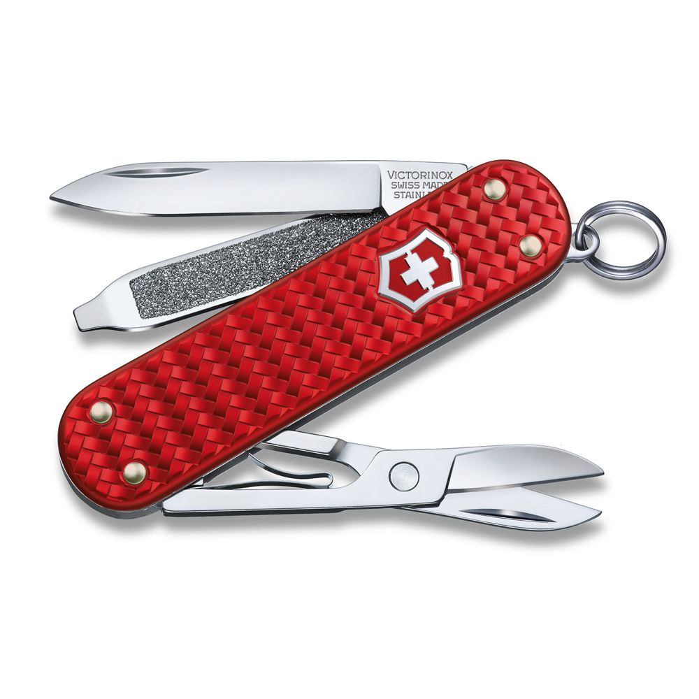 Нож-брелок Classic SD Precious Alox Iconic Red VICTORINOX 0.6221.401G