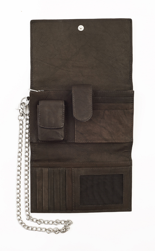 Кожаный бумажник байкера ZIPPO 2005129