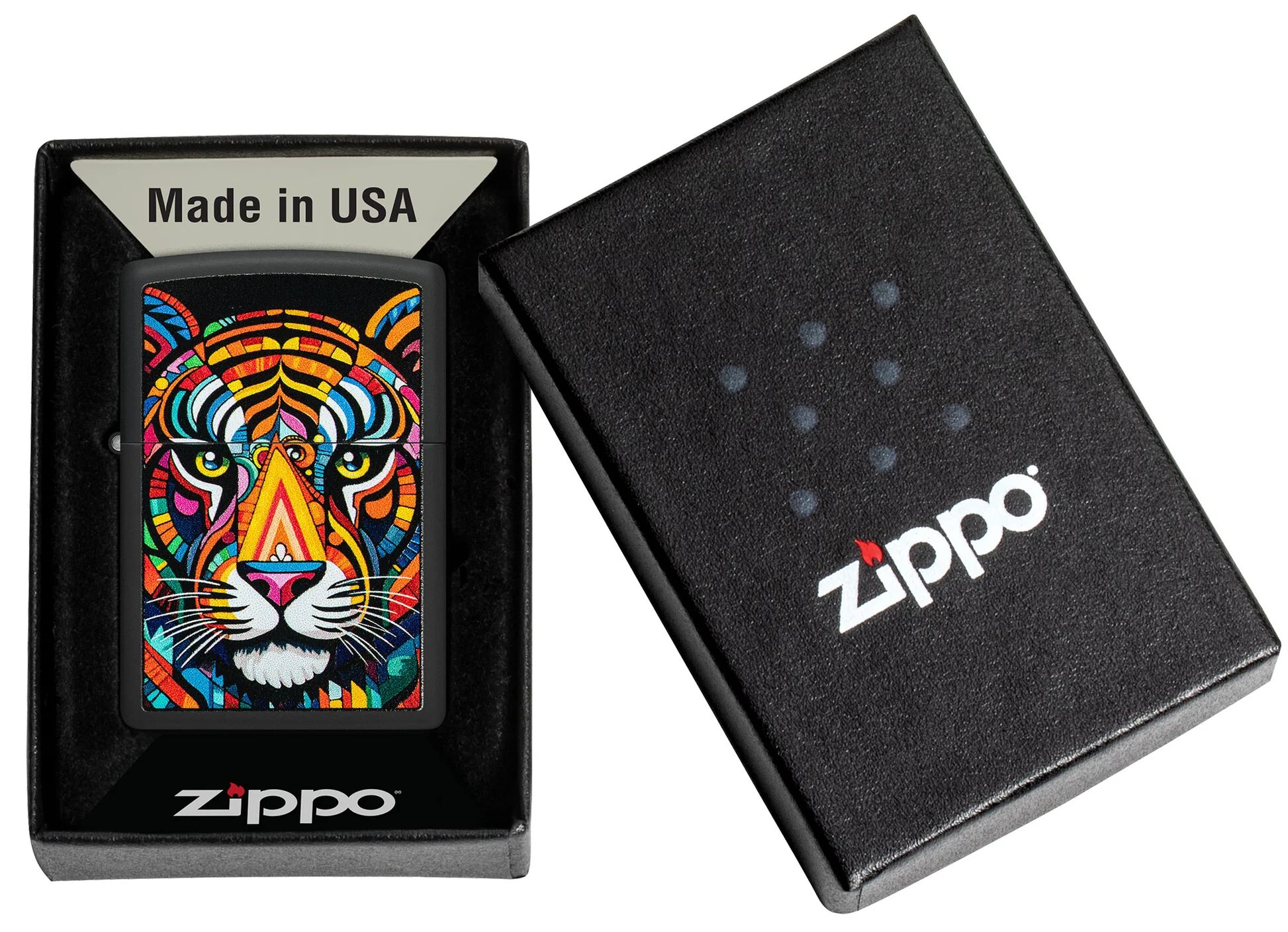 Зажигалка Tiger Stripes ZIPPO 46235