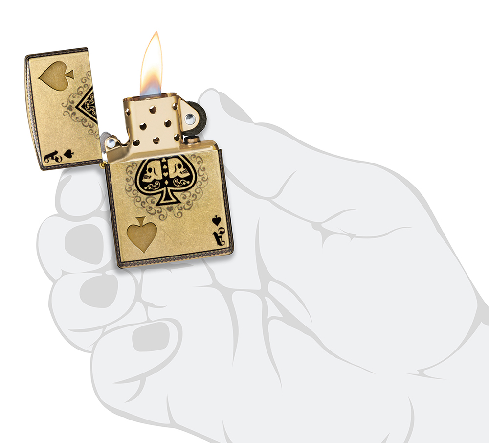 Зажигалка Ace of Skulls ZIPPO 46388