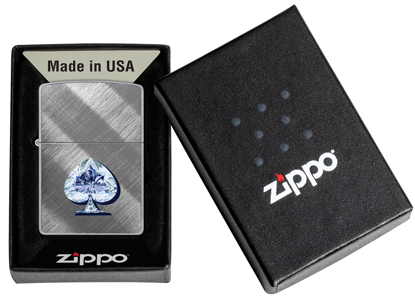 Зажигалка Gleaming Spade ZIPPO 46472