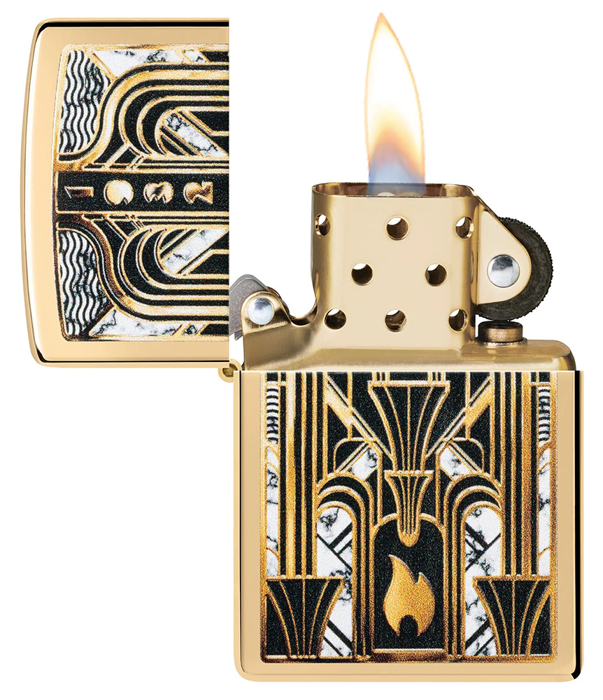 Зажигалка Art Deco Flame ZIPPO 46585