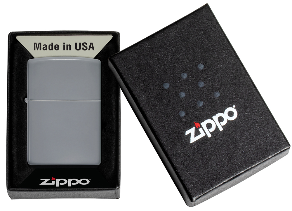 Зажигалка Classic Flat Grey ZIPPO 49452