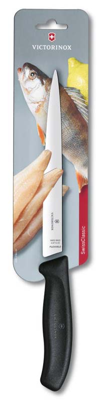 Нож филейный Swiss Classic 20 см, с гибким лезвием VICTORINOX 6.8713.20B