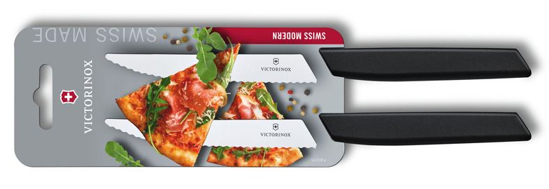 Набор из 2 ножей для стейка и пиццы Swiss Modern 12 см VICTORINOX 6.9003.12WB