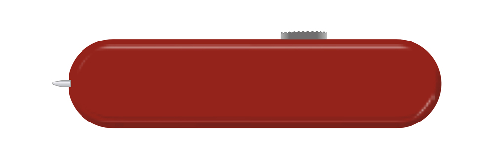 Задняя накладка для ножей 58 мм, пластиковая, красная VICTORINOX C.6300.4.10