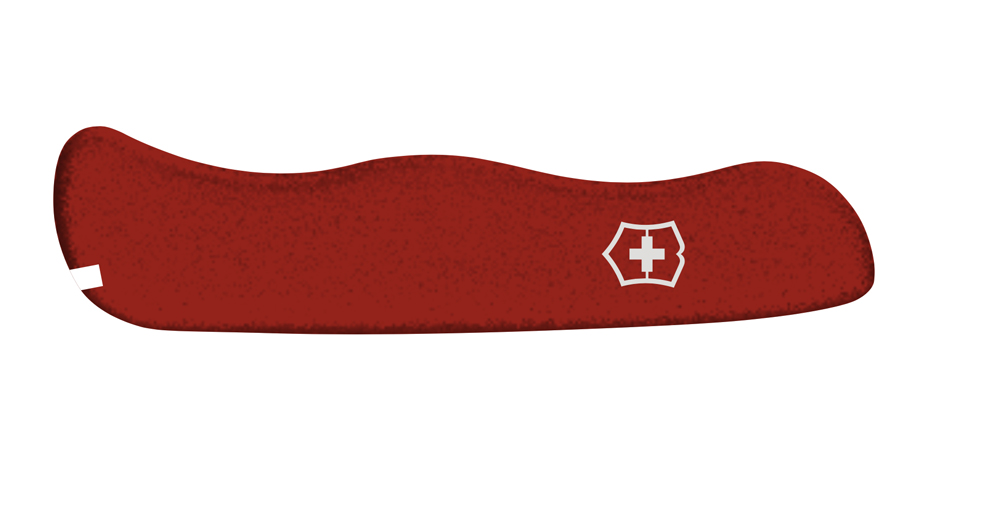 Передняя накладка для ножей 111 мм, нейлоновая, красная VICTORINOX C.8900.9.10