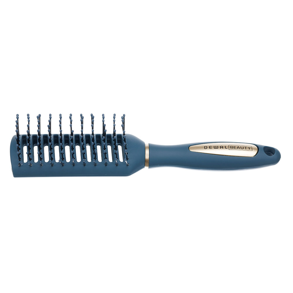 Щетка продувная, прямоугольная, 9 рядов DEWAL BEAUTY DBBM9552