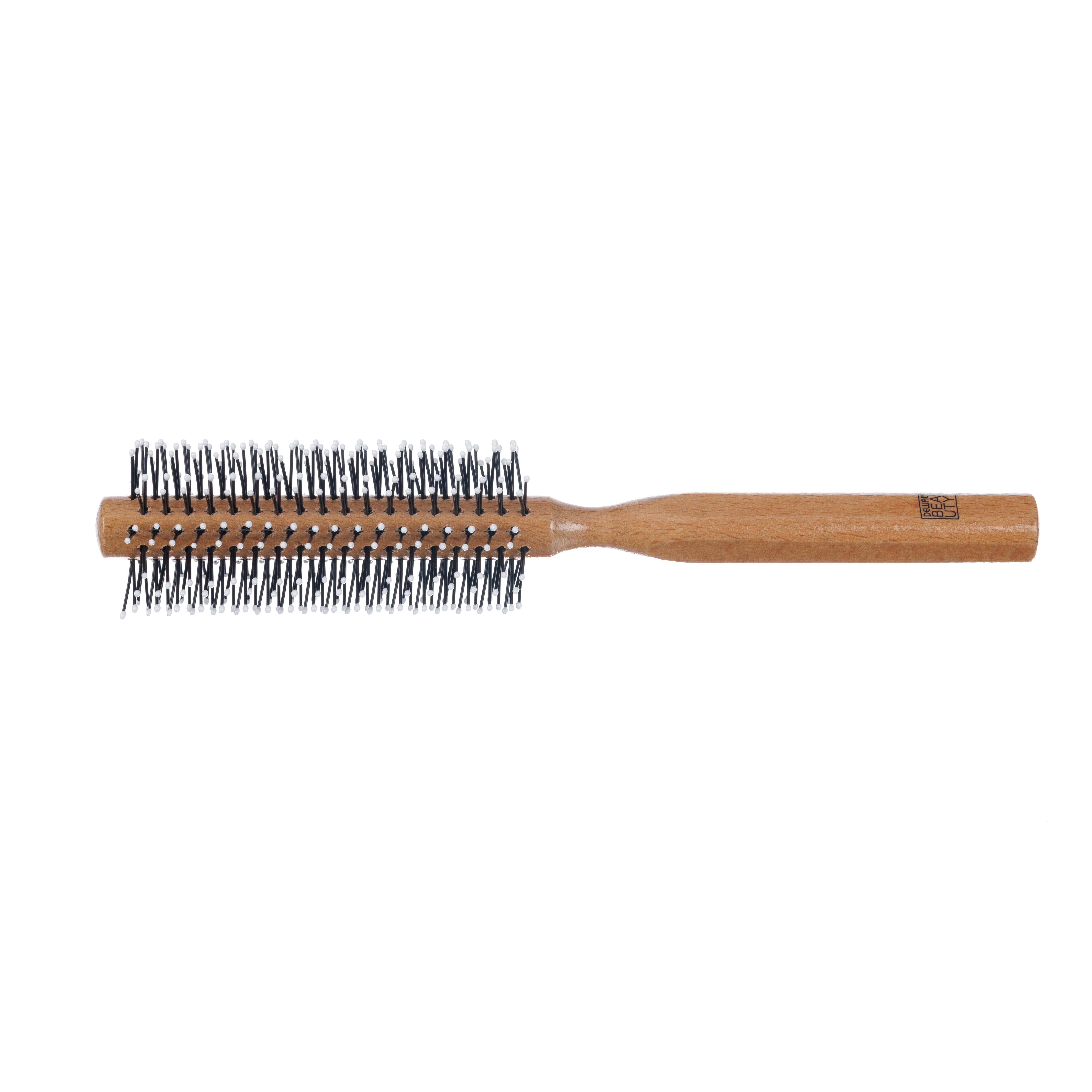 Брашинг деревянный с пластиковым штифтом "Дерево" d 15 DEWAL BEAUTY DBBW15ECO