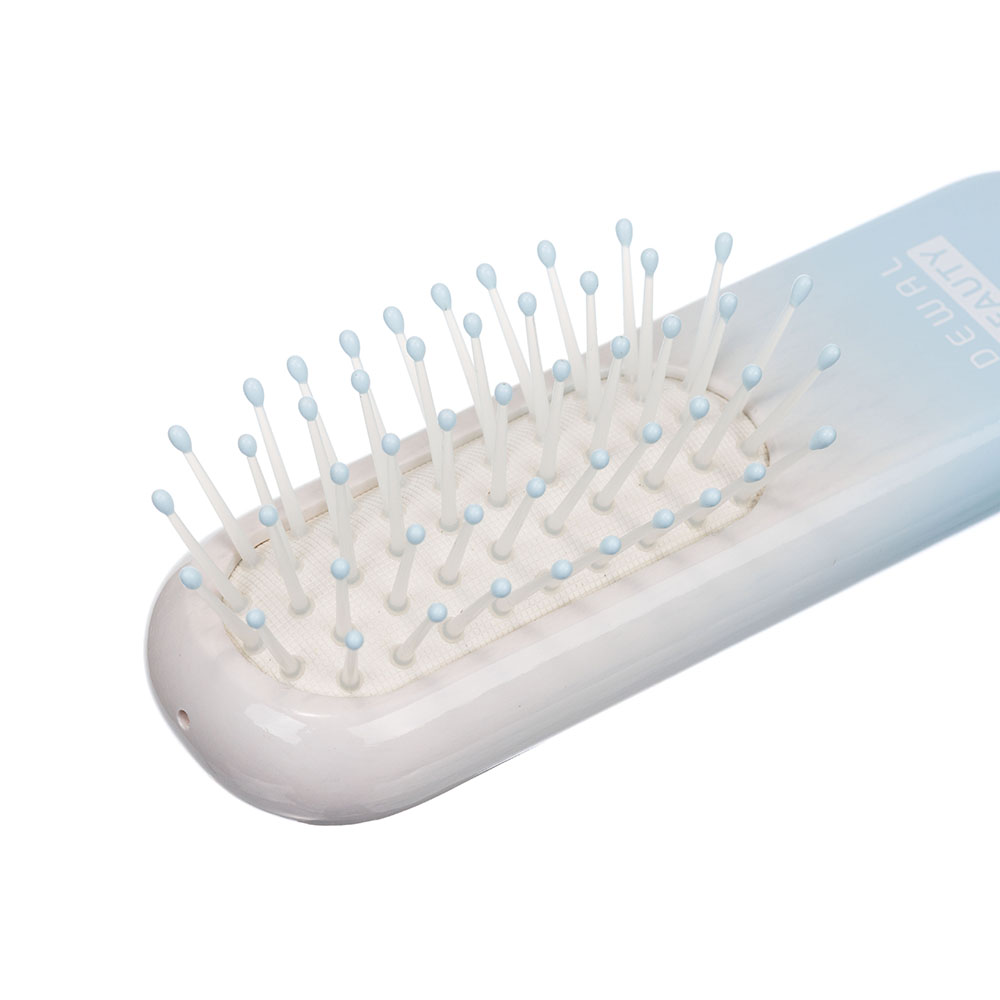 Массажная щетка мини "Caramel" DEWAL BEAUTY DBCL425blue-white