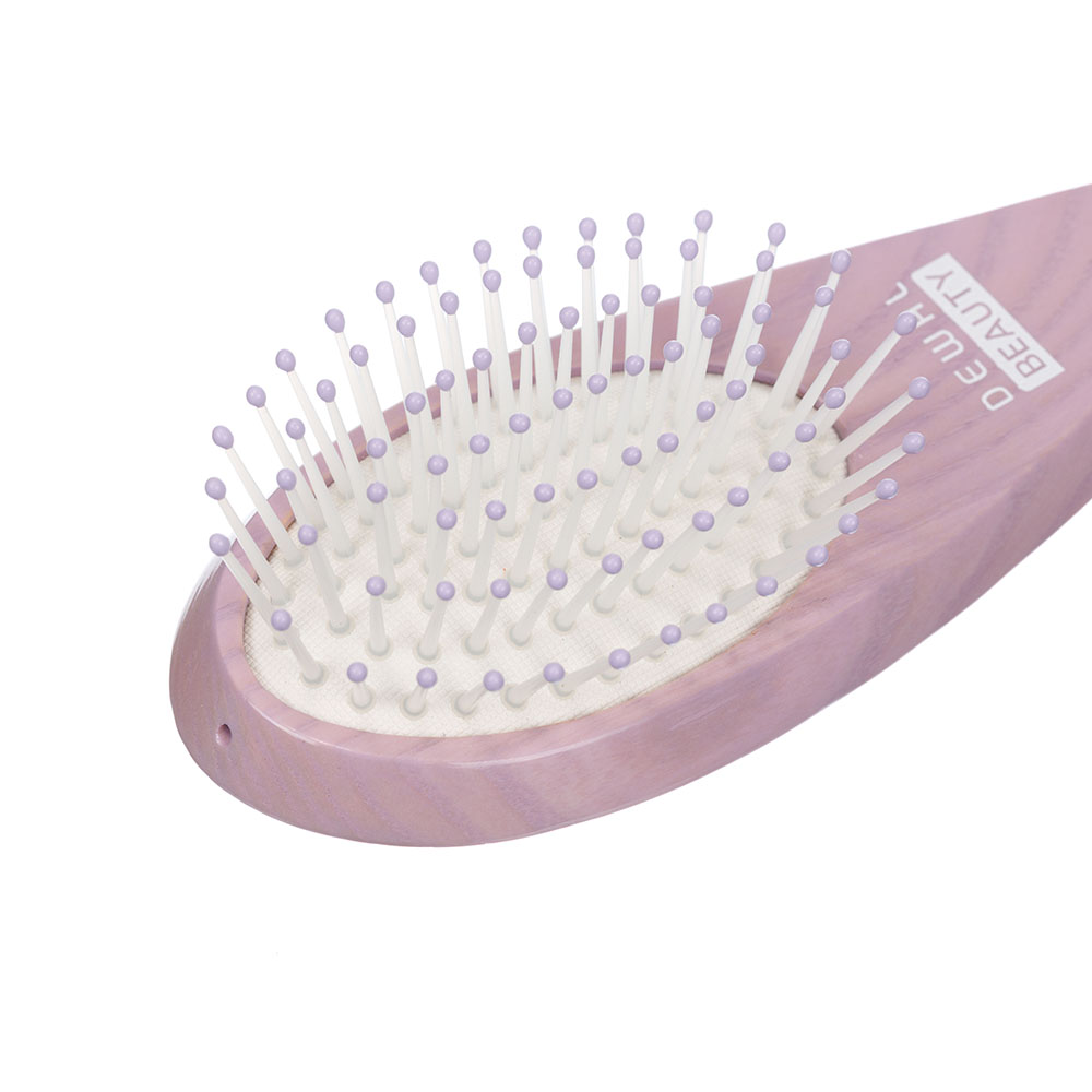 Массажная щетка мини "Caramel" DEWAL BEAUTY DBCL425lilac