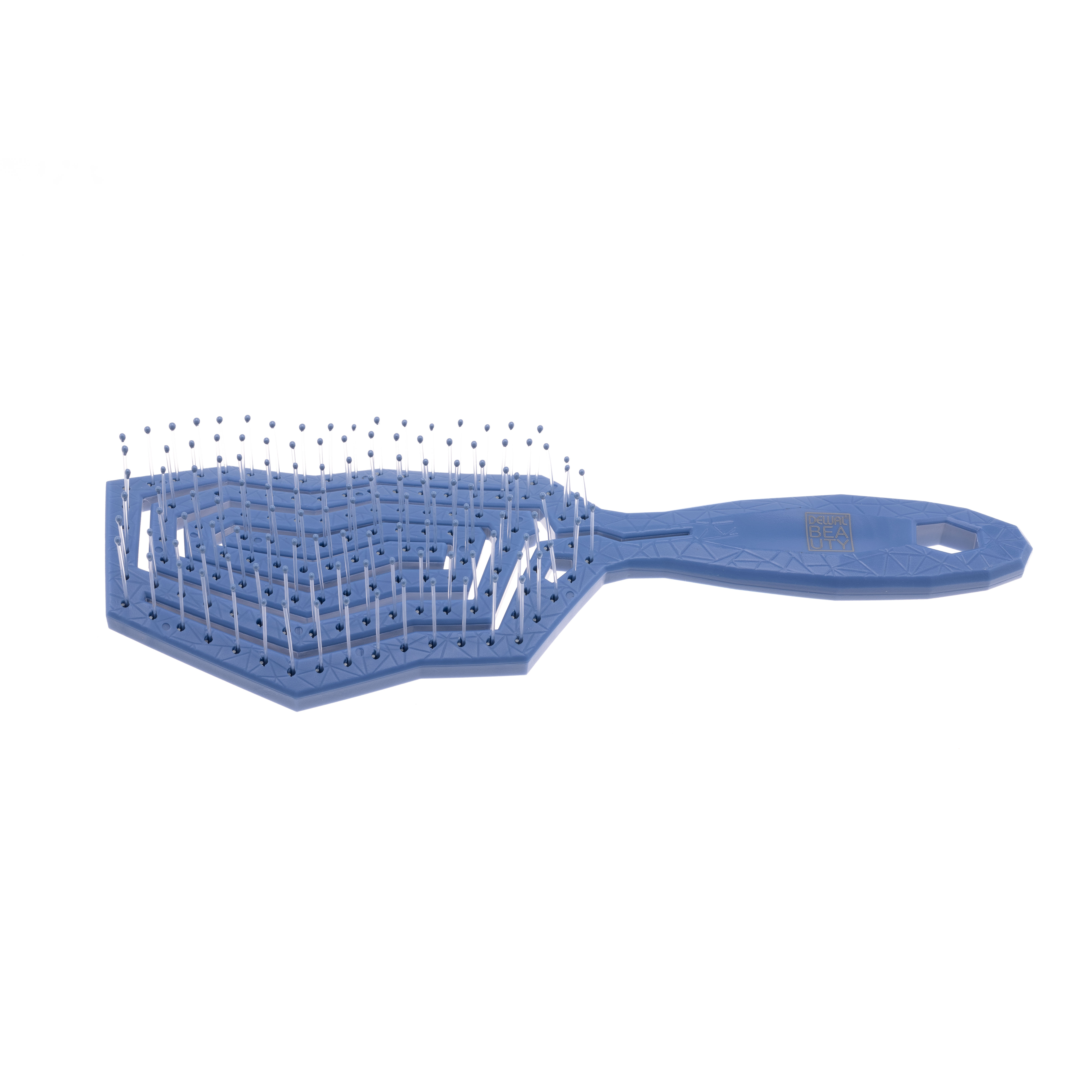 Щетка продувная "Eco-Friendly" с нейлоновым штифтом (айсберг) DEWAL BEAUTY DBEA5457-Blue