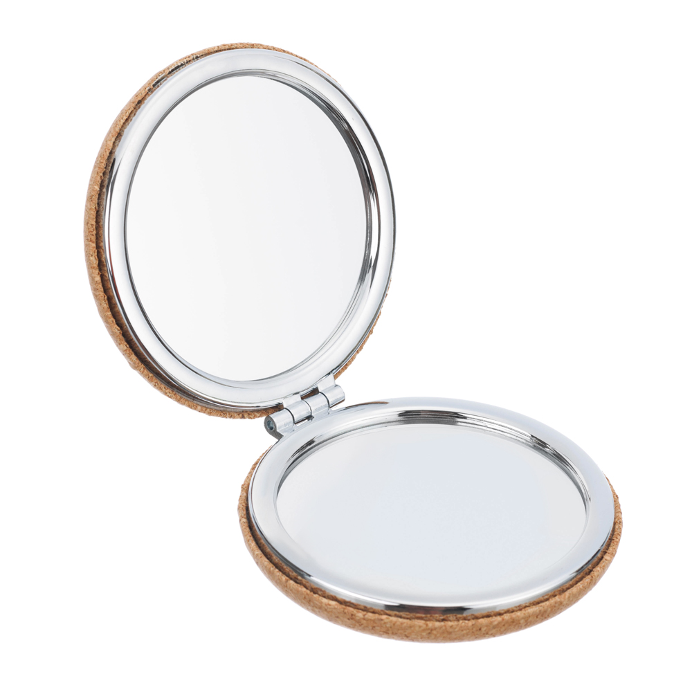 Зеркало серия "Пробковая" карманное круглое  DEWAL BEAUTY DPMP-2712PN